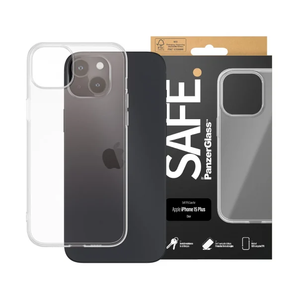 PanzerGlass™ - Coque SAFE iPhone 15 Plus