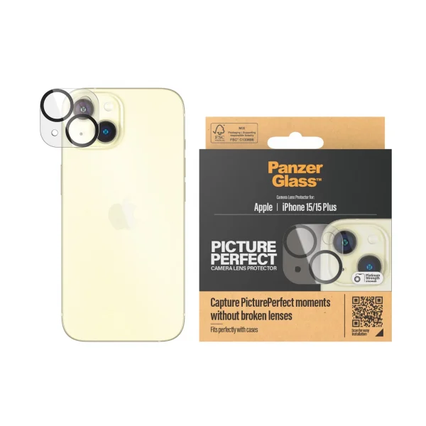 PanzerGlass™ - Picture Perfect Protection caméra iPhone 15 / 15 Plus