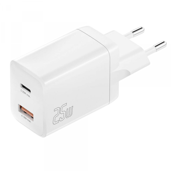 4smarts Wall Charger PDPlug Duos  25W USB-C + 18W USB-A Blanc